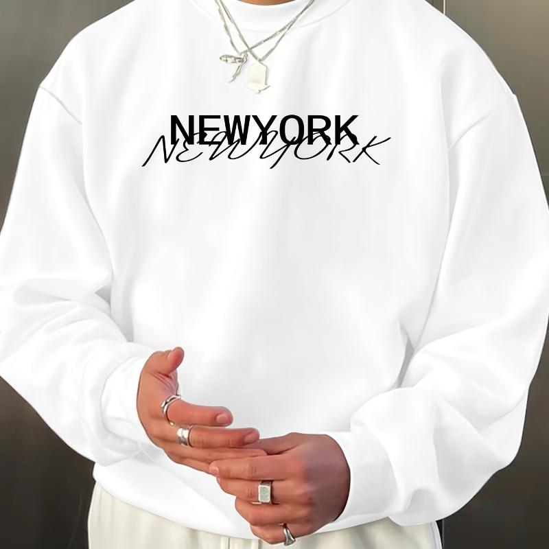 

Men s Crew Neck Sweatshirt, Eco-Friendly & Soft XXL чорний