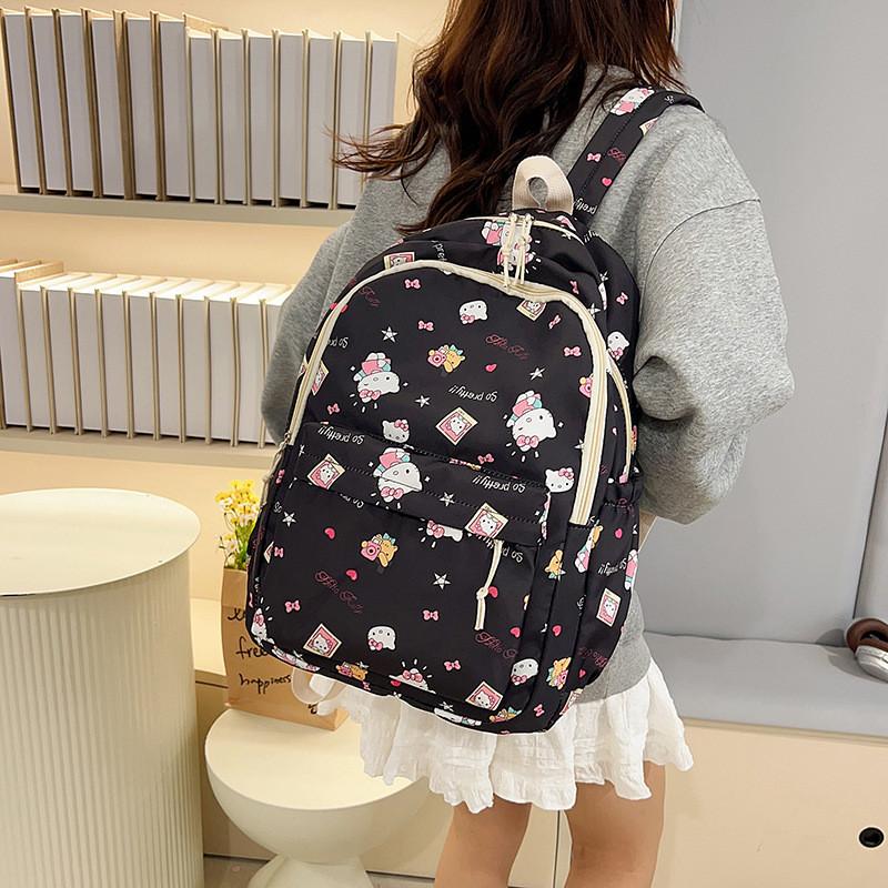 Children Pattern Print Lightweight Backpack For School And Outings