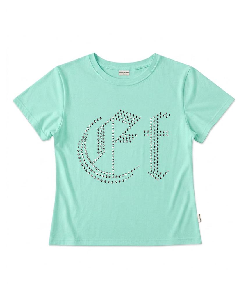 ESCAPEFROM Ef Hotfix Detail Slim Fit Short Sleeve T-Shirt Ivory