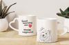 Finnish Lapphund, Finnish Lapponian Dog - Cup with a Dog, Adorable Cup with a Heart-shaped Handle, Universal Gift from the Art-Dog Brand