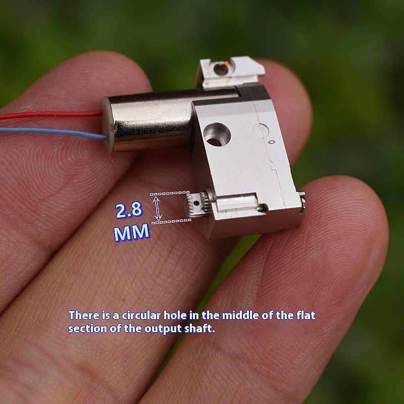 

Full Metal Gearbox Motor DC 2V-3.7V 3V 49RPM Slow Speed 716 Coreless CNC Aluminum Alloy Servo Engine For RC Car Boat Model