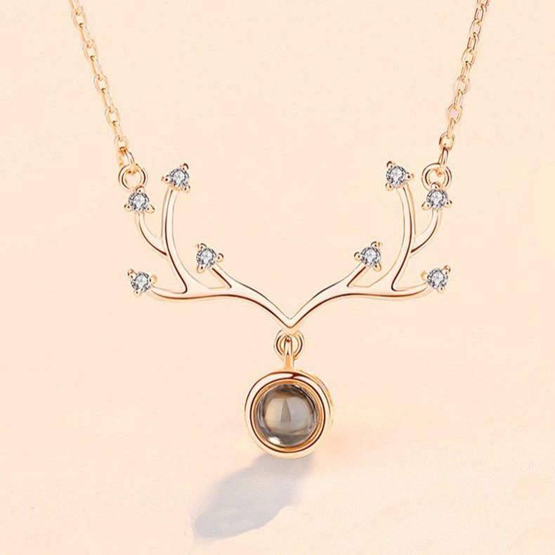 Antler Styling Design Simple Collarbone Chain Female Student