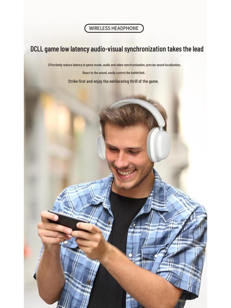 Over-Ear Wireless Bluetooth Headphones: Student, Sports, Gaming, Noise-Cancelling, Heavy Bass, Universal Computer Headset
