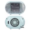 800W Winter Office Mini Electric Desktop Heating Fast Energysaving Fan Heater  (vert )