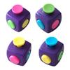 Stress Relief Clicker Cube Toy Portable Anti-Anxiety Relaxation Cube Home Office Silent Calming Cube Sensory Toy