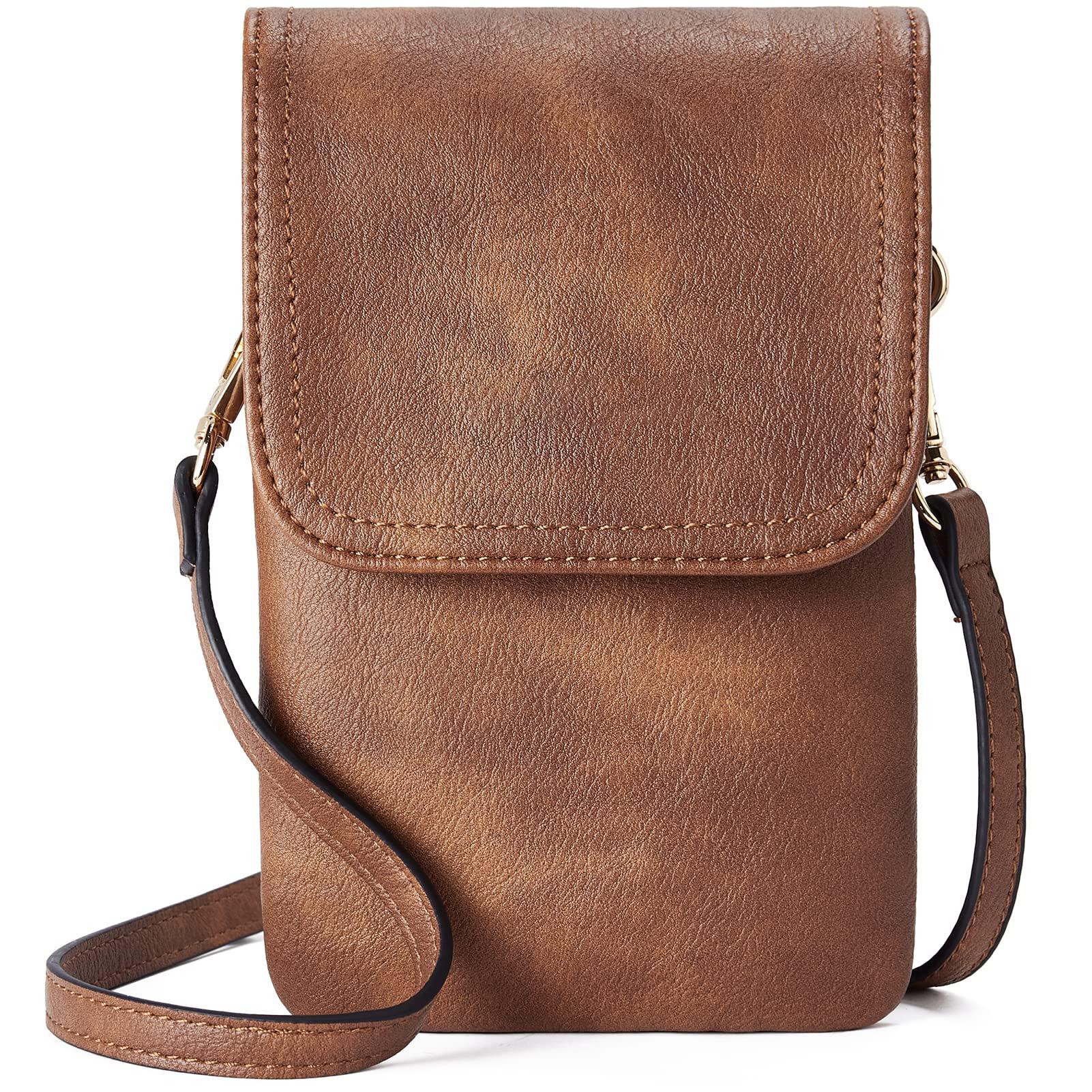 Small Designer Crossbody Bags for Women Cell Phone Bag Wallet Purses Adjustable Strap Mother s Day Gift коричневый 1560₽