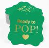Inkdotpot Real Gold Foil Ready To Pop Baby Shower Tags Favor Bracket Shape Hang Pack Of 100 Paper