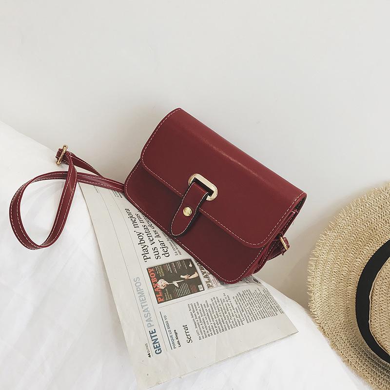SCIONE Fashion Small Square Bag Wild Small Bag Simple Female Bag Retro Shoulder Bag Messenger Bag