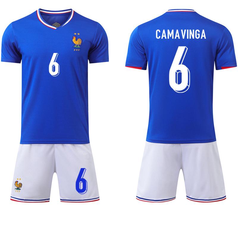 2425 France Home Football Jersey No. 10 9 11 European Cup Jersey 16