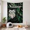 New Zealand Paua (1) Customizable name decorative wall tapestry ideal choice for wall decor in bedrooms living rooms dorms and home