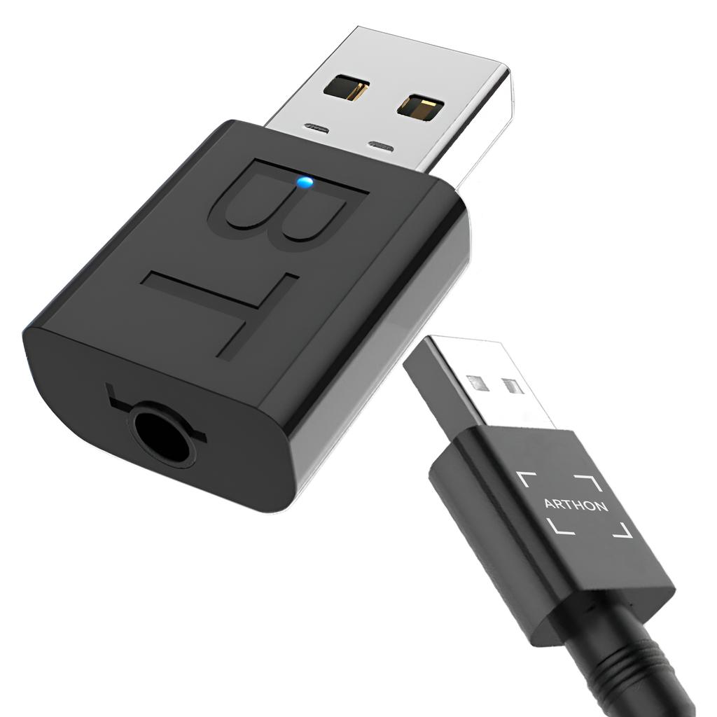 Adapter transmiter odbiornik bluetooth 5.0 z wejściem jack 3,5mm