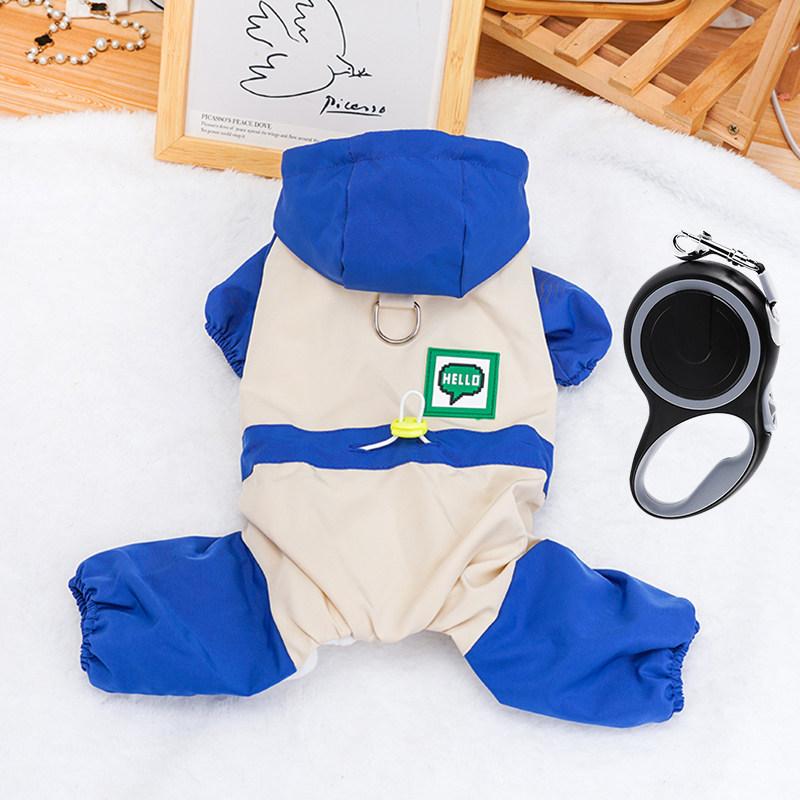 Winter and autumn dog clothing - warm and protective fleece coat for pets, four-legged adventure wear dog clothes for small dogs