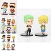 One Piece Pvc Figurine Set Adorable 6 Piece 10-11cm Sabo Luffy Sanji Zoro Nami