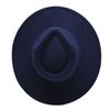 Wool Top Hat Casual Jazz Hat Tide Concave British Hat Ladies Big Edge White Felt Hat