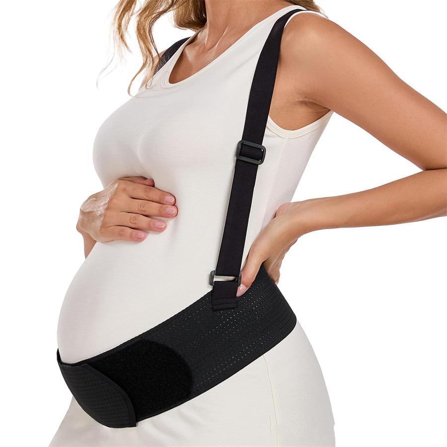 

Maternity Support Abdominal Belt Strap Type Breathable Support Abdominal Support Adjustable Waist Belt in Middle Late Pregnancy Waist Support Belt xl ( 85kg and above) чорний
