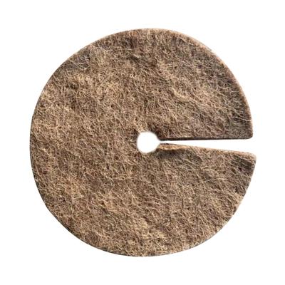 Round Coconut Palm Grass Mats Thick Durable Moisturization Tree Protector Mat for Nurseries Gardens