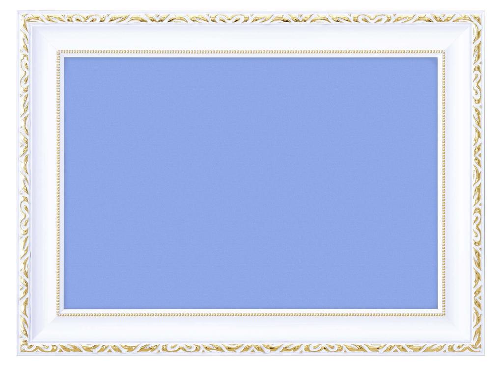 BEVERLY GF031H, a Luxurious Wooden Puzzle Frame In White with a 26x38cm (Panel No. 3) Panel, Made In Japan with a Wall Hanging Cord and UV Protection.