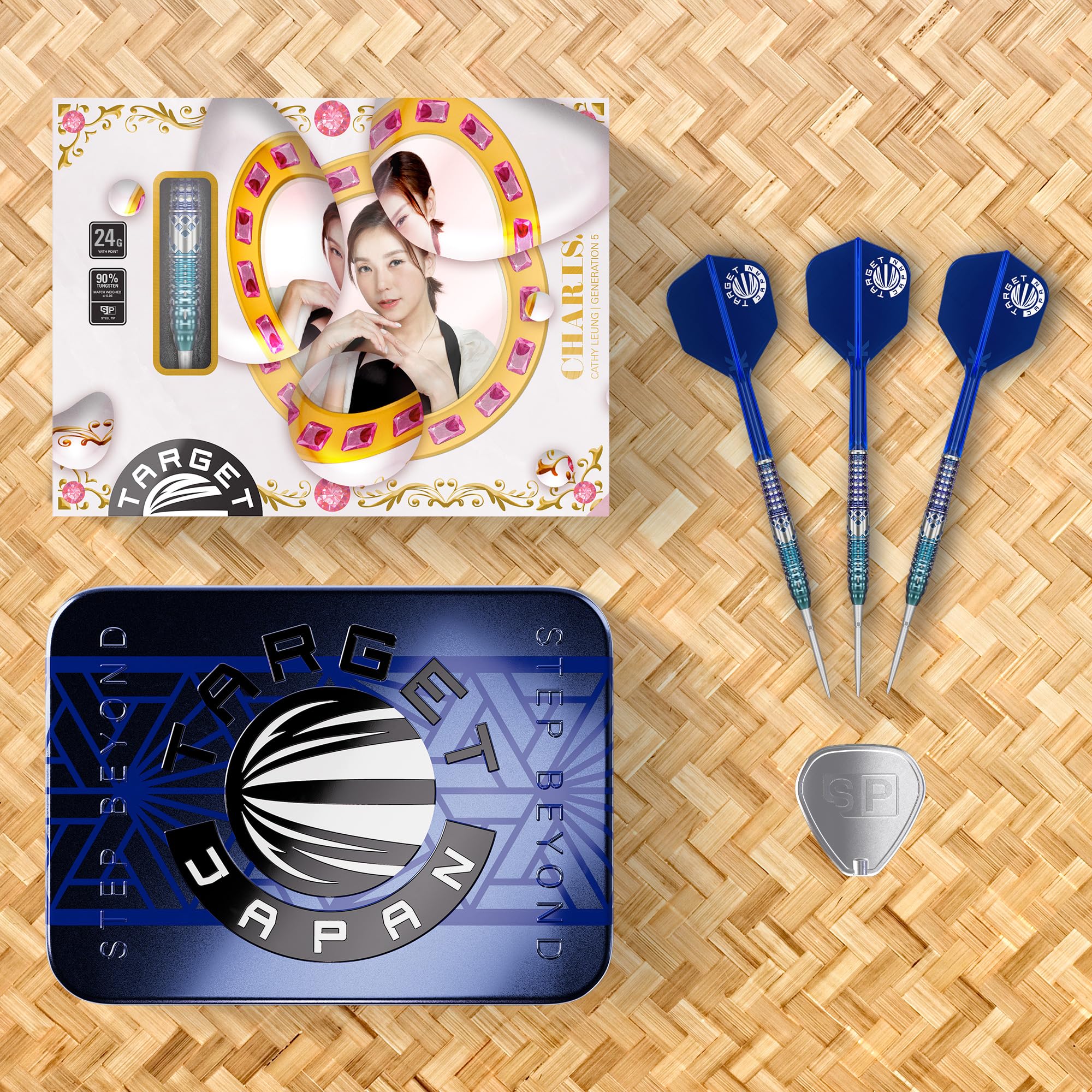 Target Japan CHARIS G5 Cathy Leung Player Tungsten Steel Tip Darts