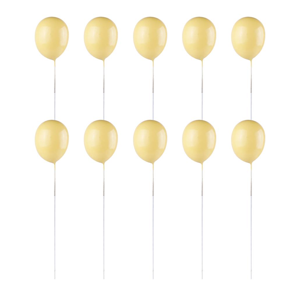 1 Set Kleine Kuchendekorationszubehör Ballonständer Backset Schaum Alles Gute zum Geburtstag Dekorationen Partygeschenke Hochzeitsdekor für DIY