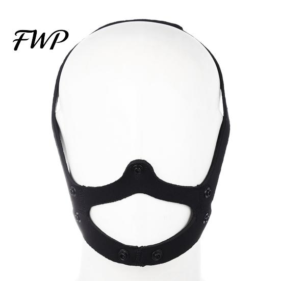 Puppy Mask for Women Neoprene Tongue Mask, Adjustable Muzzle Mouth Gag Couples, Elastic Breathable Hood Dog Role Play, BDSM Sex Toy Men Play Equipment