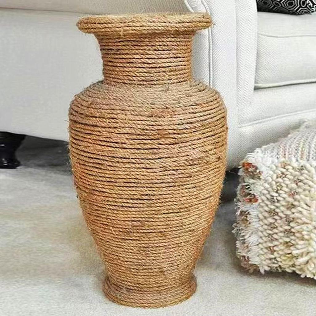 ILLIDAN Konopné lano Konopné struny Průměr Délka Asahi Jutové lano Silné Cat Tower Oprava Konopné lano Přírodní Sisal Konopné provázky Zahradnické balení Ruční výroba