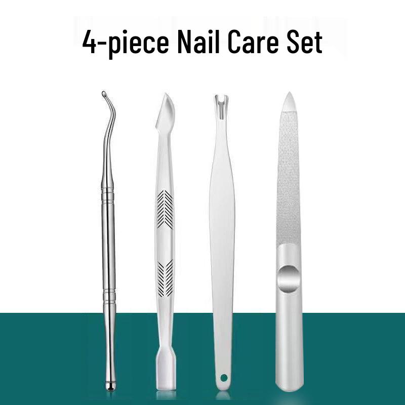 Stainless Steel Multi-functional Ingrown Toenail Clippers and Cuticle Nippers Nail Tool Set for Foot Care