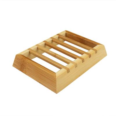 Bambus Seifenbox Stämme Starke Tragfähigkeit Auslauflöcher Leicht zu reinigen Holzschale Ablageregal Haushaltswaren Tragbare Seife