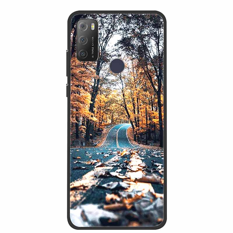 Pro Alcatel 1S 2021 Case Luxusní silikonový TPU měkký kryt na telefon pro Alcatel 1S 2020 Nárazuvzdorný roztomilý TPU nárazník Fundas Coque