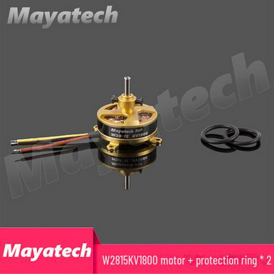 Mayatech W2815 Hollow Shaft Brushless Motor for F3P 4D Aircraft, 2204 Grade, KV1800/1480