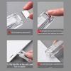 Transparent No-Punch Metal Push & Binding Clip for Test Papers