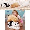 We Bare Bears Pillow Cartoon Bear Grizzly Bear Panda Soft Stuffed Plush Toy Doll Adorable And Cuddly