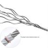 Multipurpose Heavy Duty Laundry Rope Plastic Coated Steel Wire Rope Portable Windproof Clothes Rope for Outdoor, Indoor
