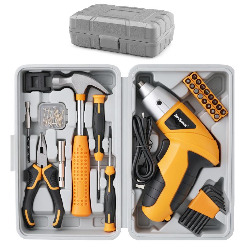 Rechargeable Electric Screwdriver Tool Set for Household Repair