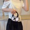 Y2K Bow Polka Dot Crossbody Bag Love Pendant Vintage Handbag Mini Top-Handle Bag  Women&Men