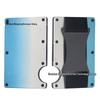 Hot Selling RFID Anti-theft Carbon Fiber Metal Card Holder Wallet with Money Clip