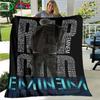 Pop Singer E-Eminem Blanket,Flannel Throw Blanket for Home Bedroom Bed Sofa Picnic Office Hiking Leisure Nap Birthday Gift
