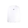 WE11DONE High Neck WD Logo T-Shirt White Unisex Tops WD-TP6-20-001-U-WH