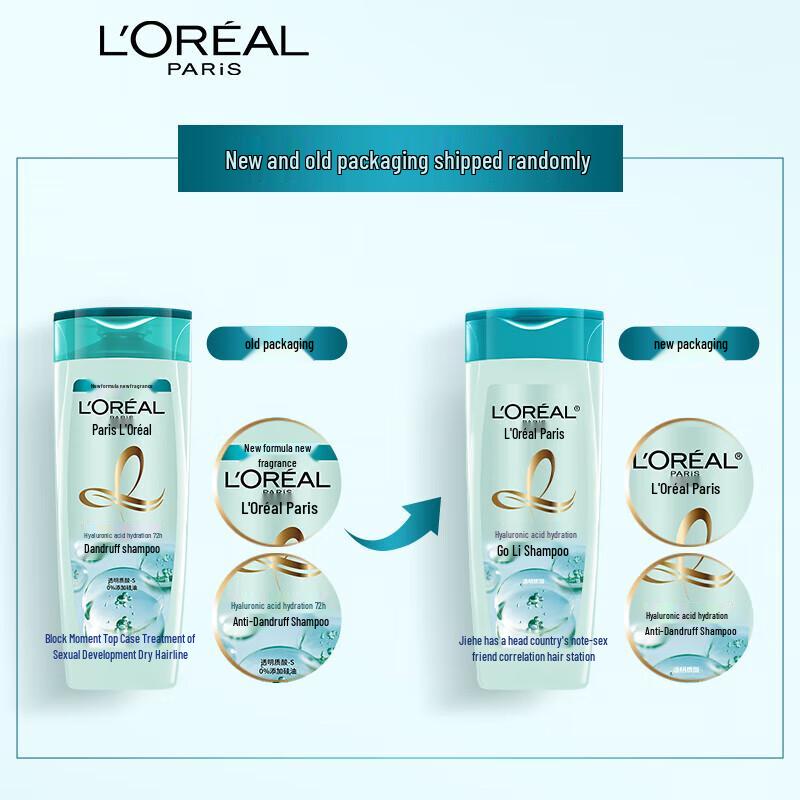 L'Oréal & Safeguard Hydrating Anti-Dandruff Shampoo & Body Wash Bundle