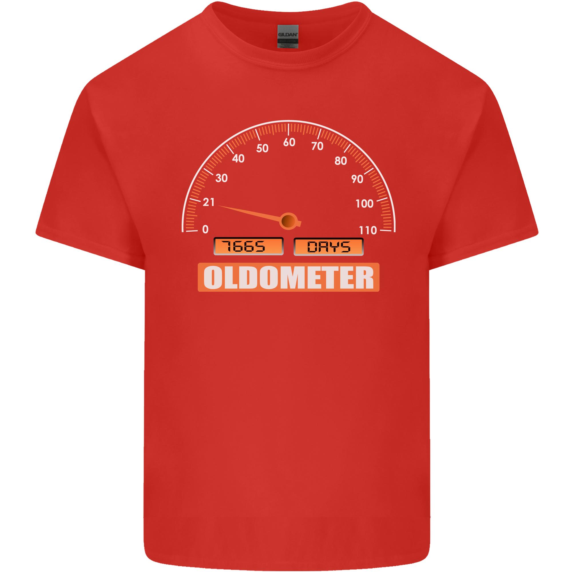 21st Birthday 21 Year Old Ageometer Funny Unisexs Light Cotton TShirt S