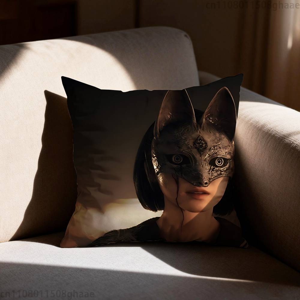 Game SSilent Hill Pillow Case Pillow Case Living Room Sofa Cushion Cover Suitable For Home Bedroom Room Decoration