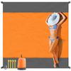 210x200cm Pocket Beach Blanket Foldable Sand Beach Mat Camping Mat  for Outdoor Camping Travel