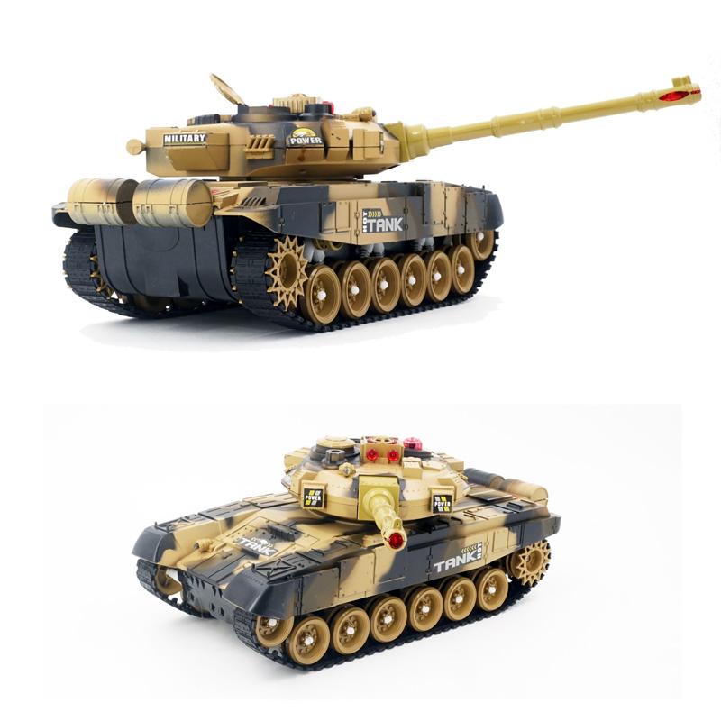 32CM-44CM RC Tank Battle Remote Control Tanks Launch Cross-Country Tracked Vehicle Kids Boy's Toy