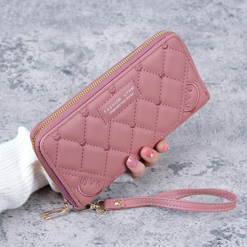 Handheld Wallet Women's Long Zipper Wallet Large Capacity Mobile Wallet