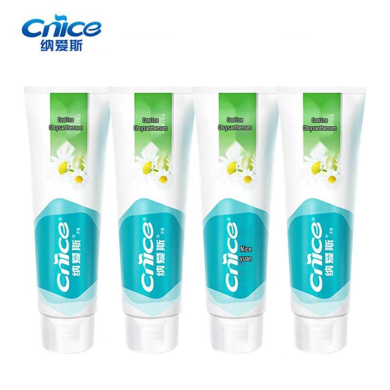 NICE Cool Ice Chrysanthemum Toothpaste 4-Pack
