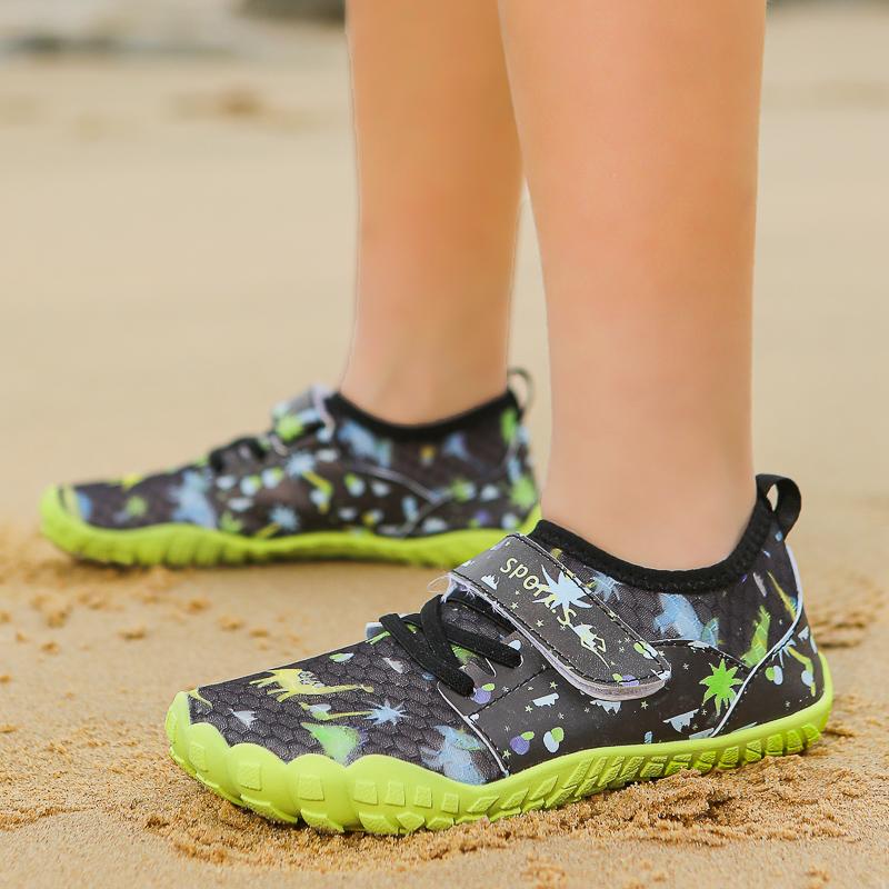Kids Wading Shoes Beach Water Sports Shoes Swimming Aqua Shoes Quick Dry Barefoot Wading Sneakers Surfing Diving Lightweight