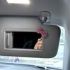 1pc Car Interior Decor DIY Rhinestone Bow Leopard Print Makeup Mirror Decor, Cute Ins Style, Multiple Options