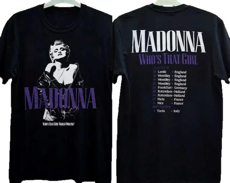 1987 Madonna Who’s That Girl World Tour T-Shirt M