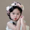 Lace Bow Flower Butterfly Headband Rhinestone Decor Lolita Headband Elegant Pearl Headband  Kids