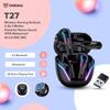 ONIKUMA 2025 NEW T27 Dual-mode Cool RGB Gaming Headphones with High-definition Call Sound Quality and Low Latency for Gaming