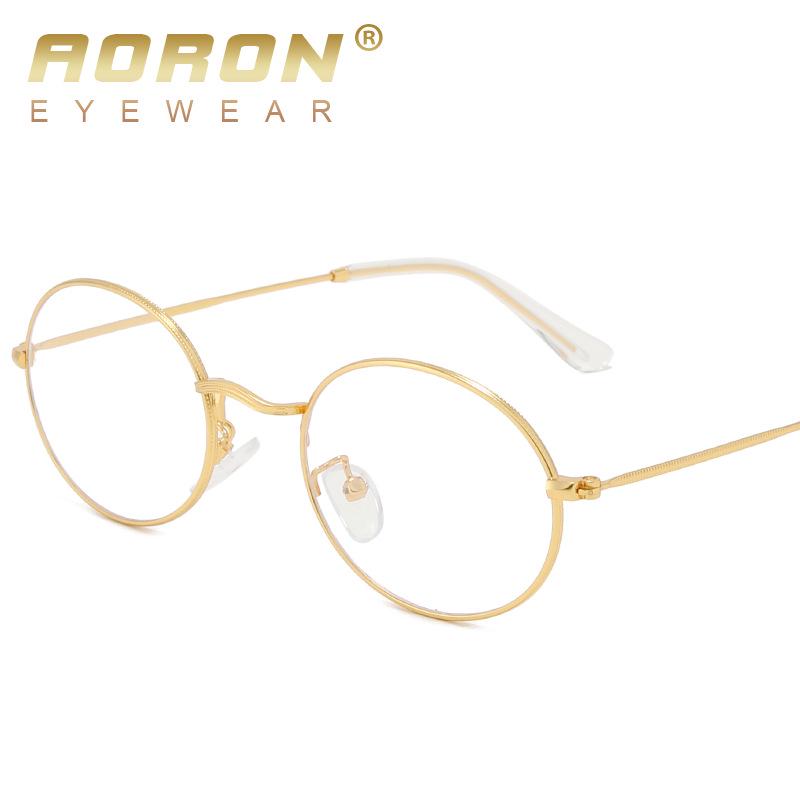 AORON Polarized Round Metal Fashion Sunglasses A604 Mirror Edition